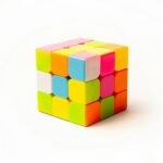 “뇌 건강, 일상에서 챙기자”… 작지만 꾸준한 실천이 가져오는 힘 a rubik cube on a white background
